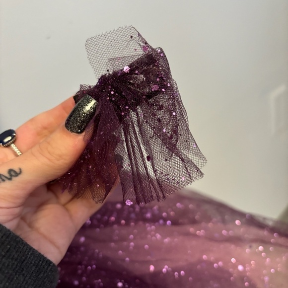 0824-35 Purple sequins tutu dress costume - Picture 2 of 3